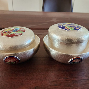 은식기, 은 99% 400돈, 은 밥그릇, 은 국그릇 세트