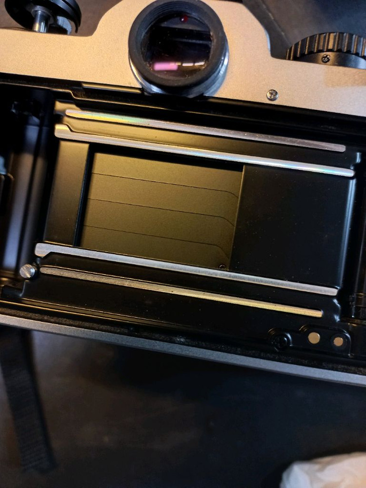 니콘FM2 민무늬 셔터막 니콘50mm.4렌즈 필름 카메라--5