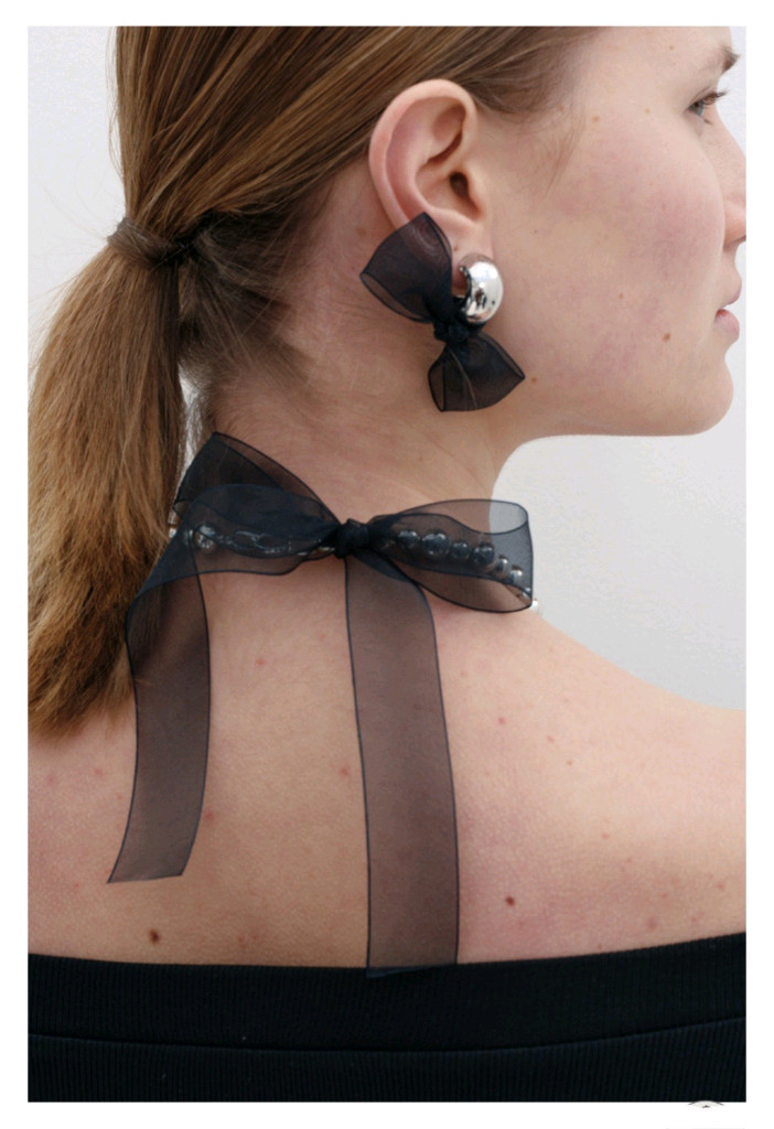 먼데이에디션 리본 이어링--1