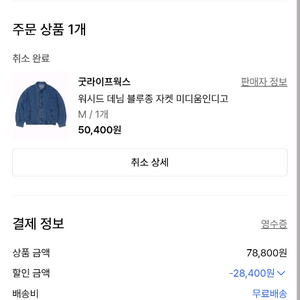 무신사 청자켓 데님 블루종자켓 5벌