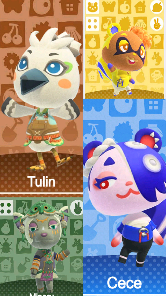 모동숲 복미보아미보4개+400마일/산리오/젤다/스플래툰 이미지