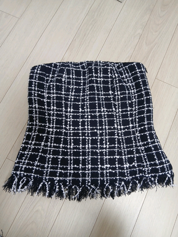 더로랑 프린지 트위드클래식 탑 m 네이비--6