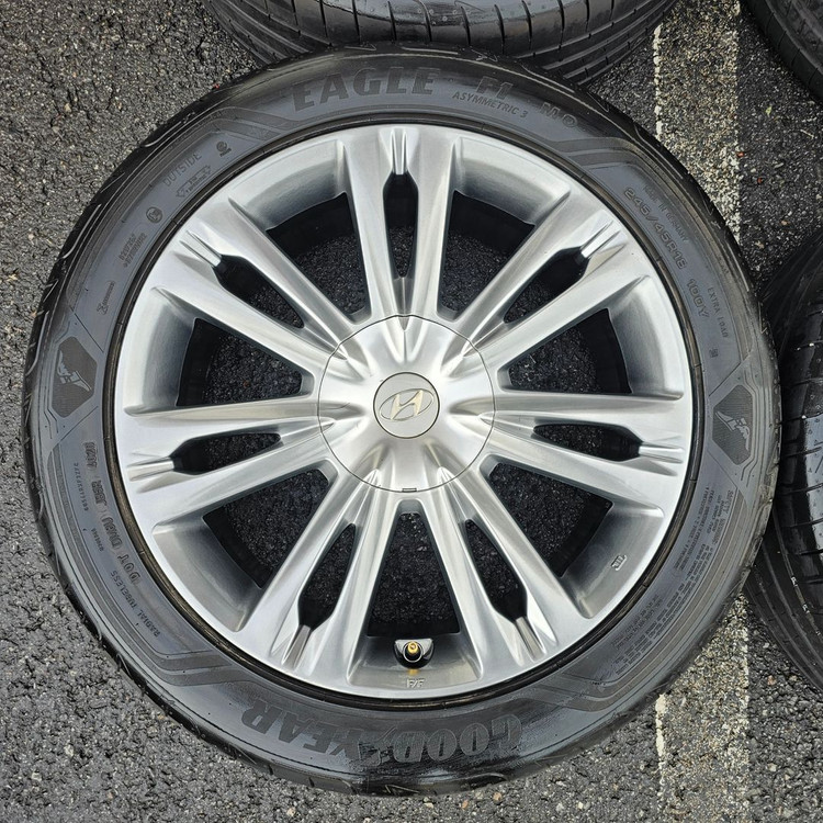 #제네시스BH 18인치 중고 휠타이어세트 팝니다.245 45 18--3