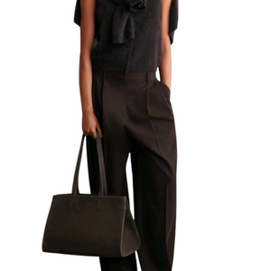 코스 cos 스웨이드 가방 토트백 숄더백 다크 브라운 자라 이미지