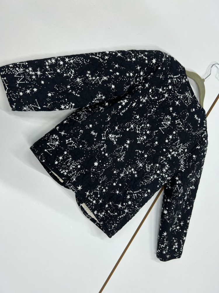 초코 카라멜 L(9호 110) 별자리 점퍼 키즈 110 여아 110 이미지