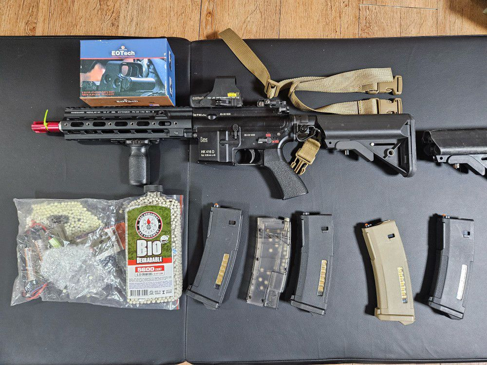 마루이]HK416D 차세대 서바이벌 건외 모자 조끼 탄창띠 가방 이미지