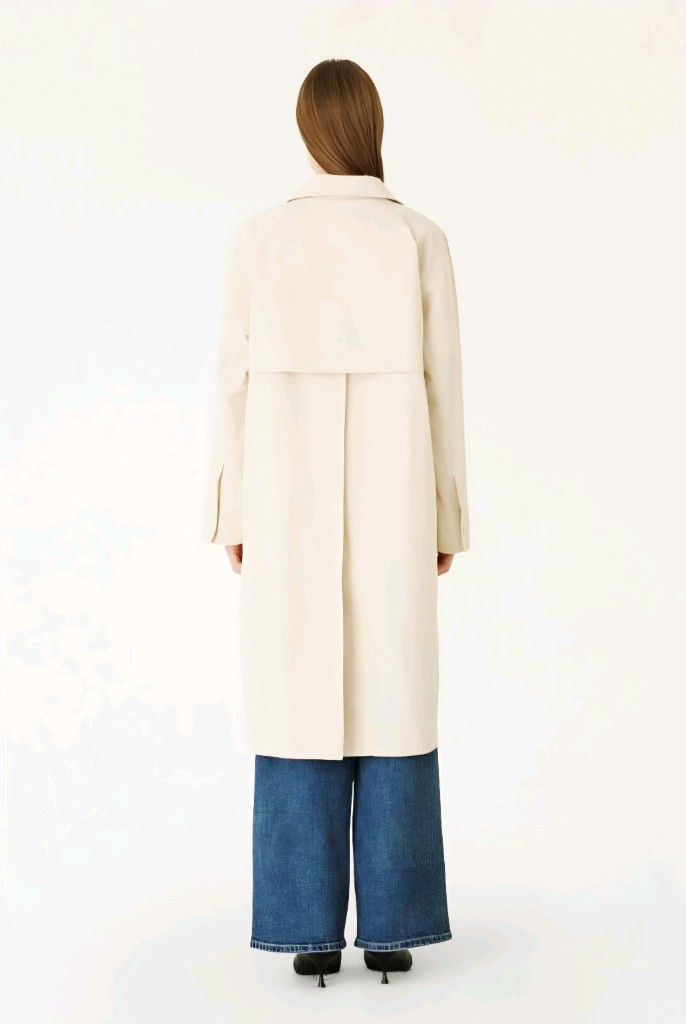 한섬 DKNY 디케이엔와이 (25SS) 하이넥 트렌치 코트 나그랑핏--2