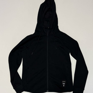 여성 뮬라웨어 기능성 트레이닝 후드집업 S 블랙