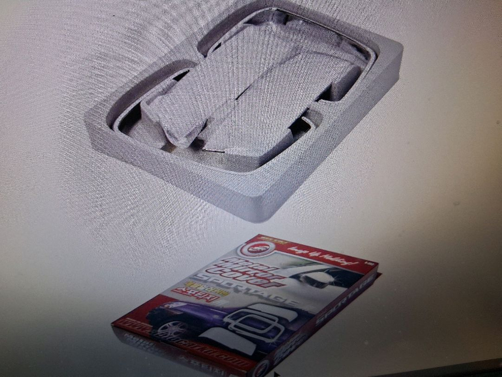 경동 k-392 뉴스포티지 자동차 전용 메탈 미러 커버크롬몰딩 미러몰딩세트 이미지