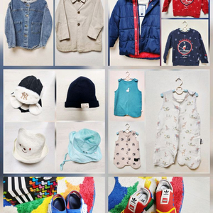MLB, 갭, 블루독, 아디다스 유아옷 모자 신발 등 (14종)