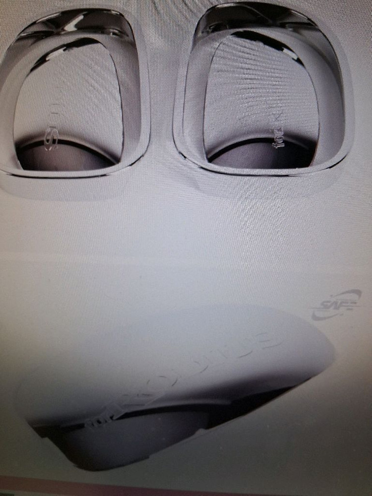 로디우스 자동차 전용 미러 커버 크롬몰딩세트 (테두리)경동k-370 이미지