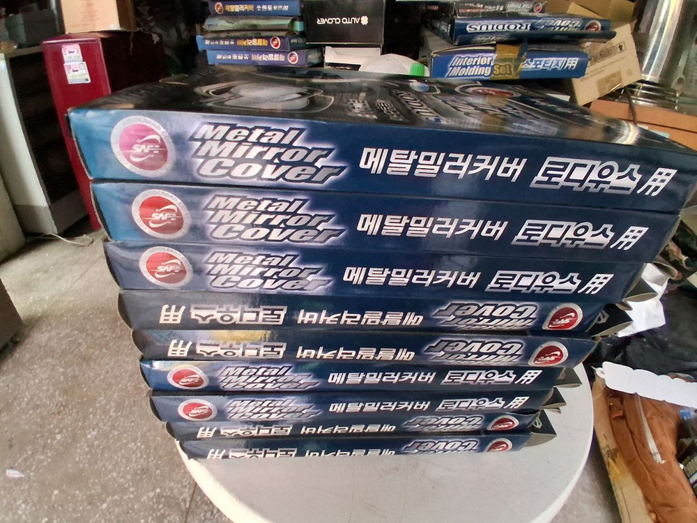 로디우스 자동차 전용 미러 커버 크롬몰딩세트 (테두리)경동k-370 이미지