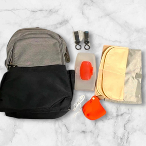 거의 새상품 스마트 기저귀 가방 아기짐가방 백팩 이미지