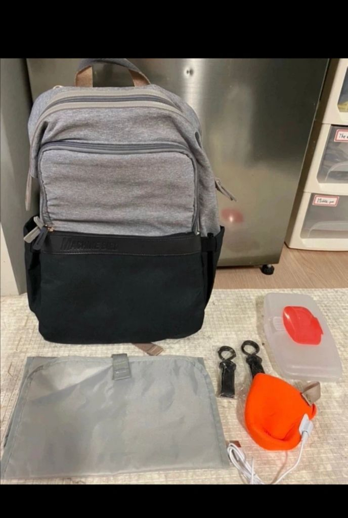 거의 새상품 스마트 기저귀 가방 아기짐가방 백팩 이미지