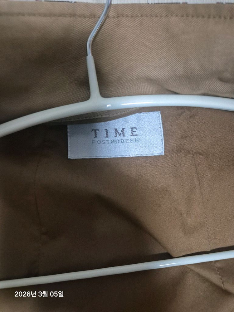 타임옴므 체크 드로우스트링 점퍼 100 이미지