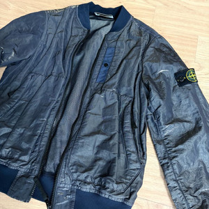 스톤아일랜드 주니어 나일론메탈 투톤 바람막이