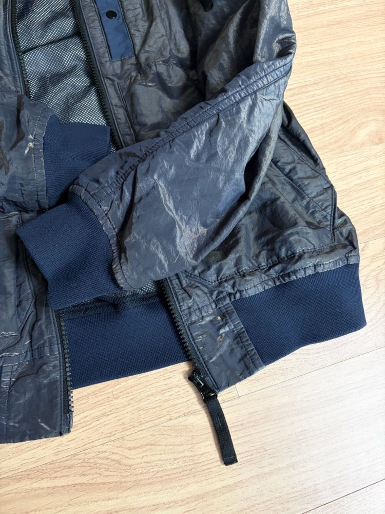 스톤아일랜드 주니어 나일론메탈 투톤 바람막이--5