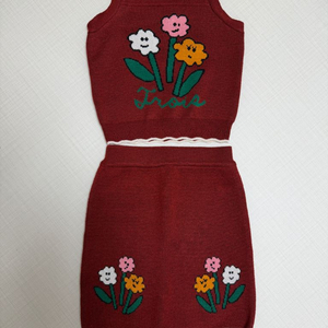 리미떼두두 니트 치마 셋업M