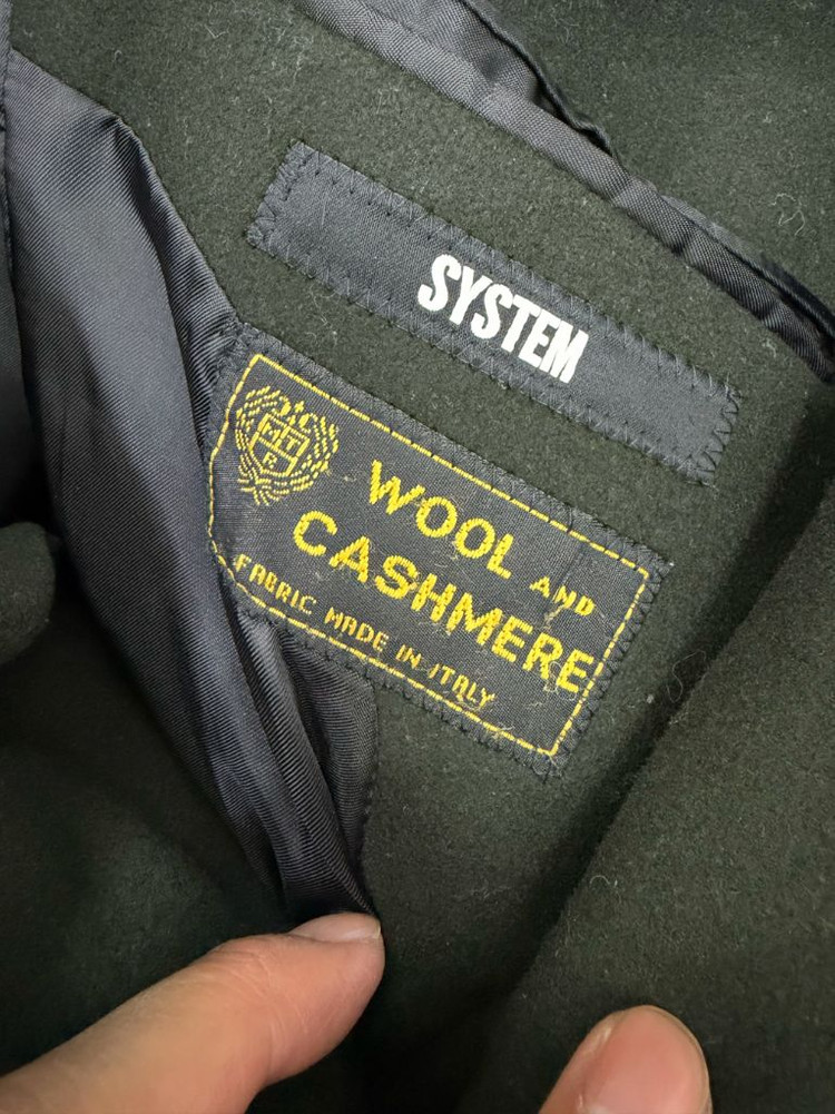 정품) 시스템옴므 한섬 울 캐시미어 코트 95--6