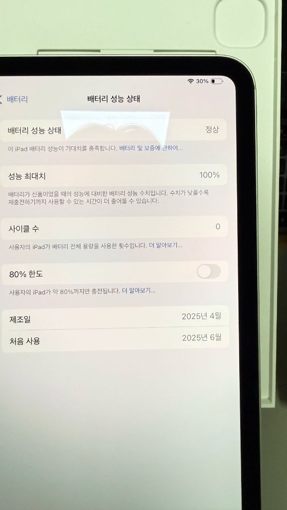 아이패드 프로 M4 11인치 256GB 단순개봉--6