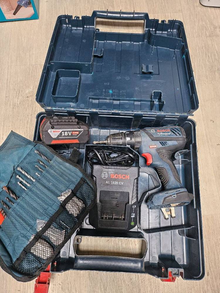 보쉬 GSB 18-2-LI 충전 드릴 세트 이미지
