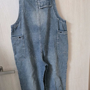 데님 멜빵바지