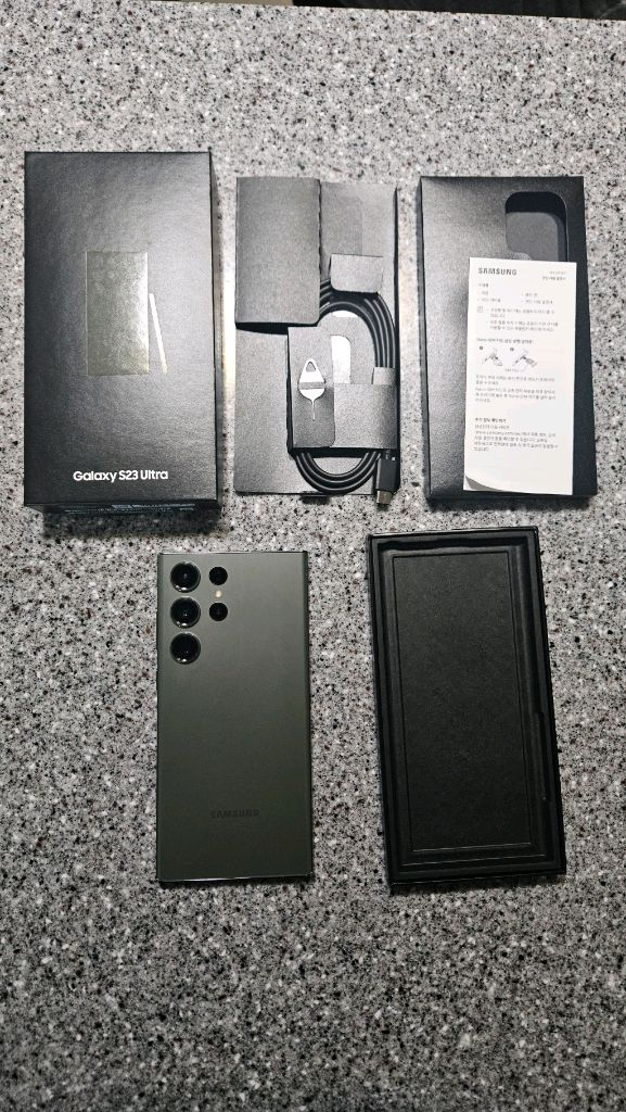 갤럭시 S23 울트라 그린 512g 자급제 풀박스 팝니다(26.02.27 액정교체완료)--0