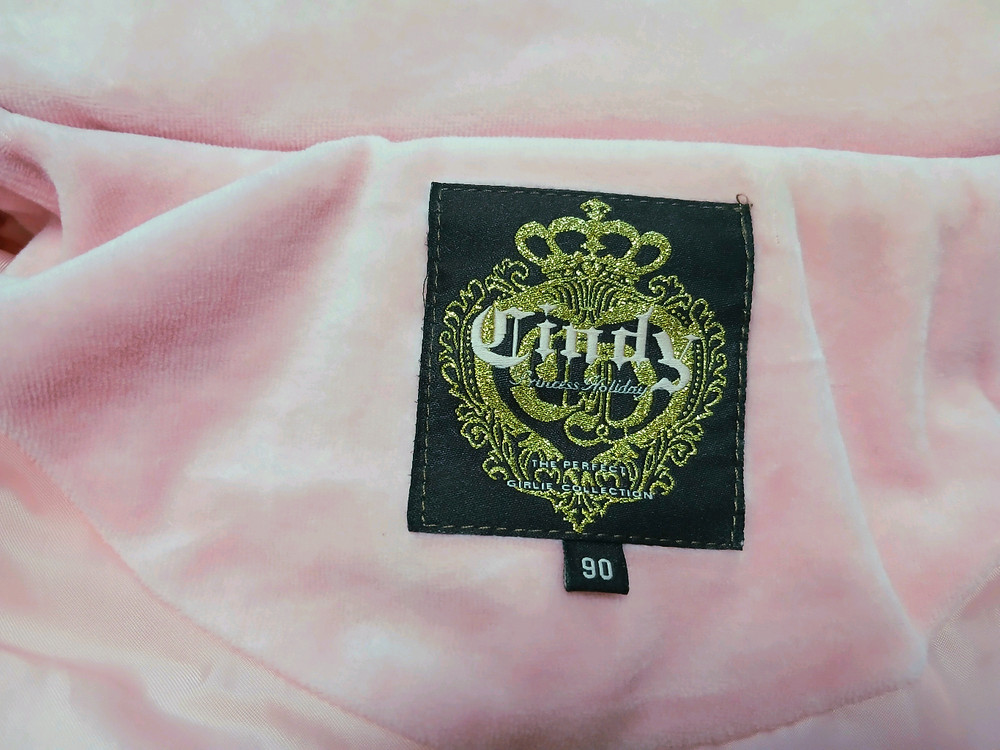 핑크 벨벳 패딩조끼(S)--3