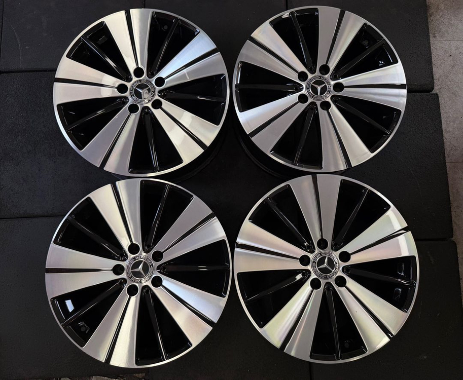 18인치 벤츠CLA250 순정휠 1대분 옵셋7.5J+52 PCD112 가격 58만원--4