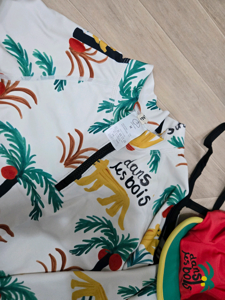 리미떼두두몇번안입음 래쉬가드상하세트+모자--1