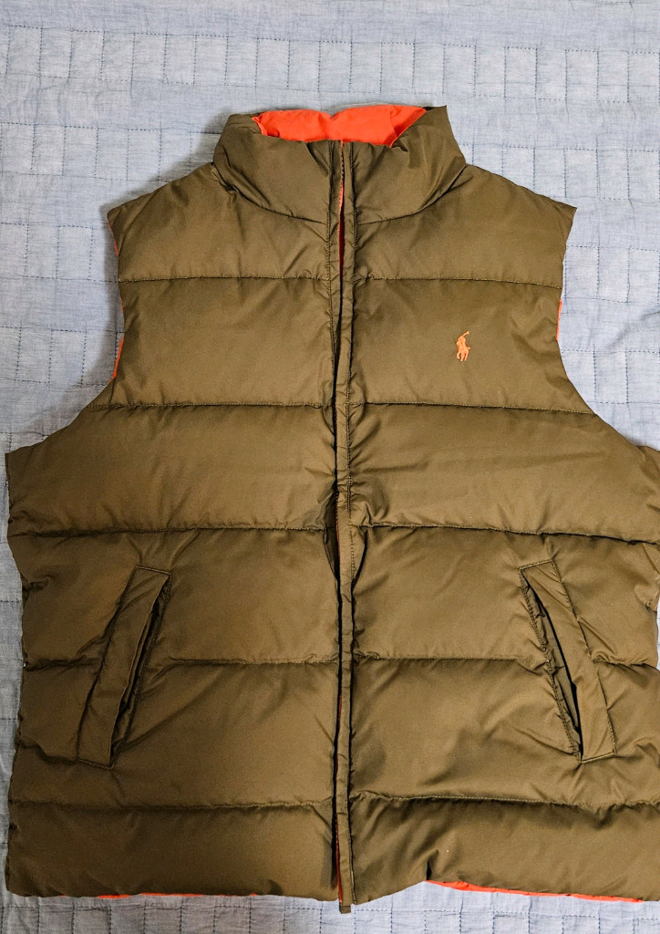 polo 양면패딩 조끼--4