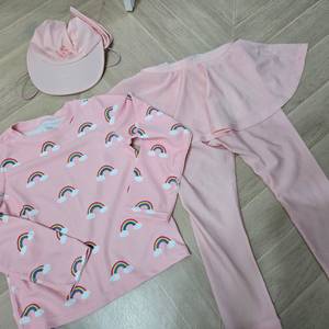 여아상하세트래쉬가드+모자세트거의새거