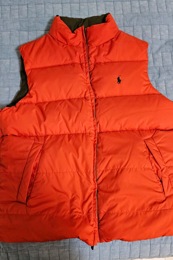 polo 양면패딩 조끼--8