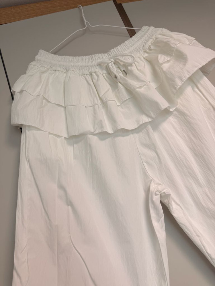 새상품 공구우먼 오드비 레이어드 바스락 프릴 밴딩 와이드 팬츠 3 이미지