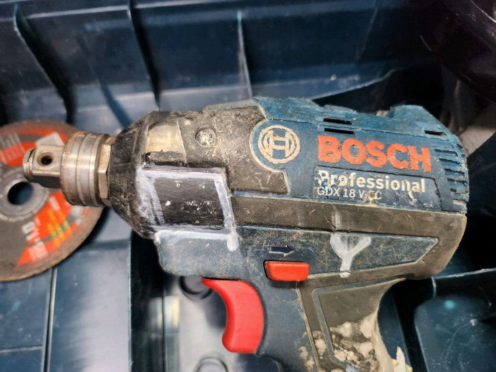 보쉬 GDX18V-EC 임팩드릴 렌치 보쉬 GWS18V-7 그라인더 풀세트 경기광주 택배가능 이미지