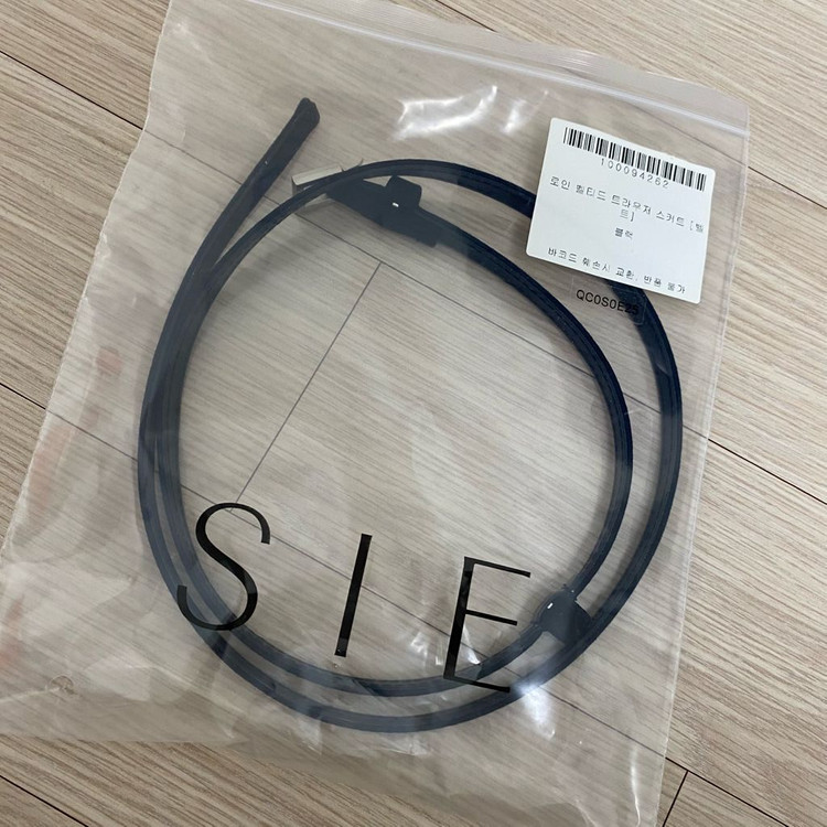 sie 시에 로인 벨티드 트라우저 스커트 블랙 xs--4