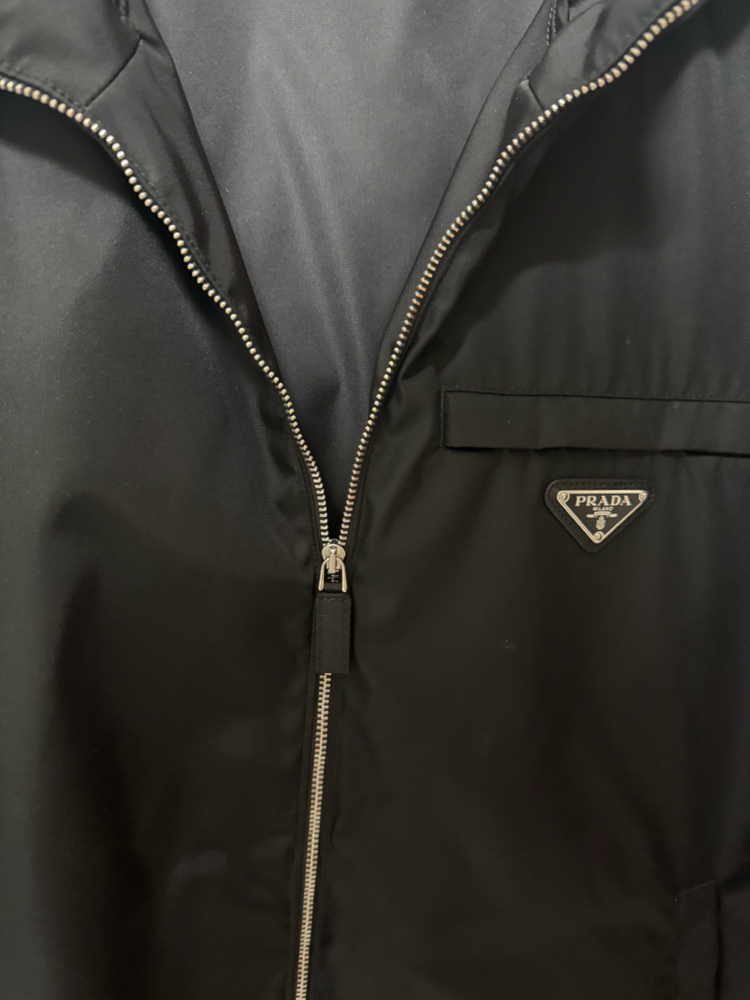 프라다 리나일론 후드 바람막이--8