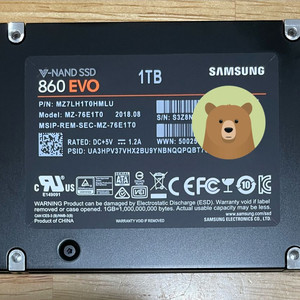 [98%신품] 1TB, 삼성 860 EVO SSD, PS4, 플스4