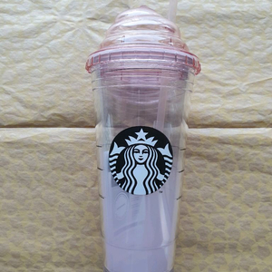 스타벅스 핑크 크림 휘핑 콜드컵 텀블러 591ml