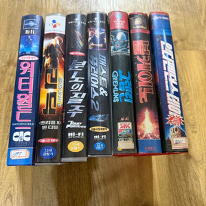 해외 추억의 명작 분노의 질주 외 비디오테이프 각각 기재