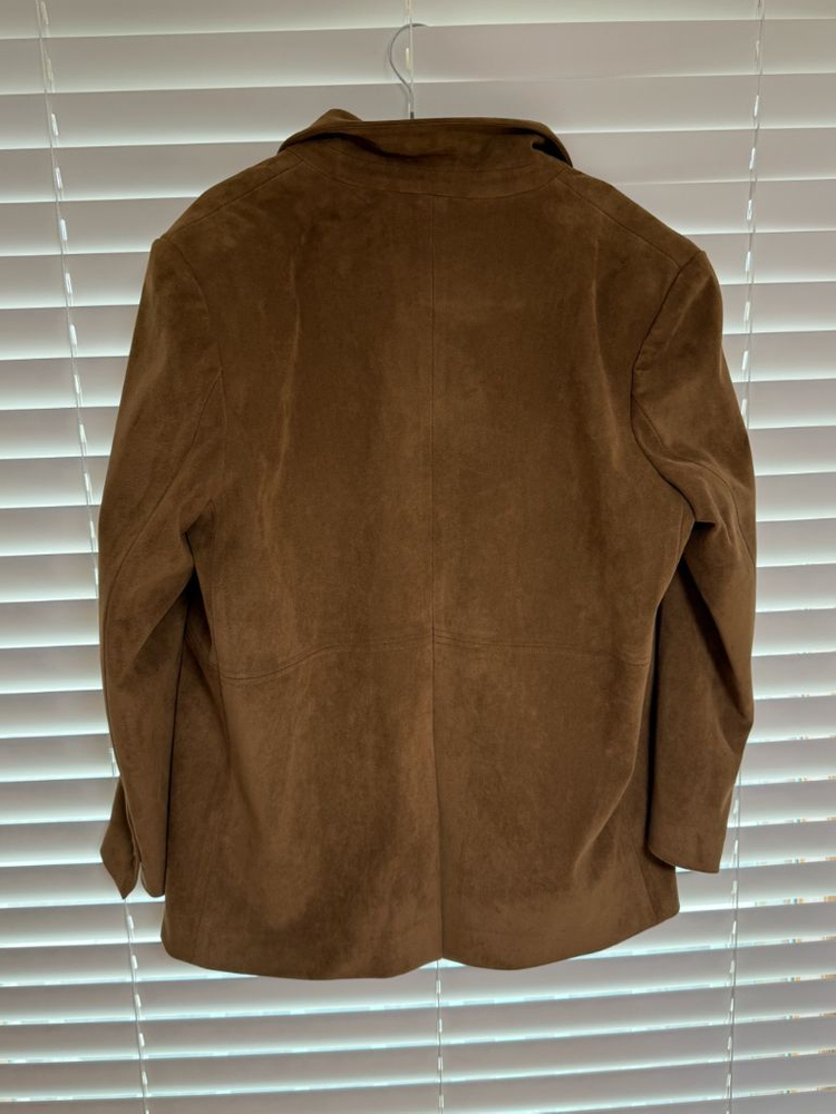 아수라 스티치 스웨이드 자켓 브라운 이미지