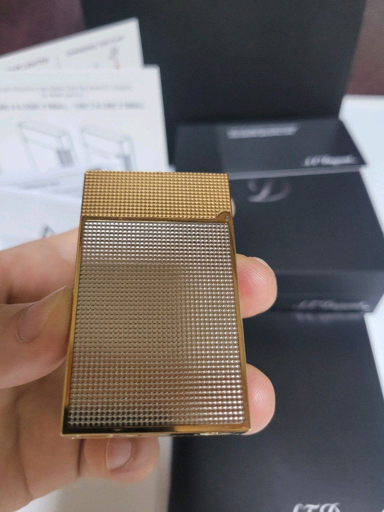 [백화점판] 듀퐁라이터 뉴 라인2 신형 ca16605 듀오스퀘어 쌍불 듀퐁 라이타--1