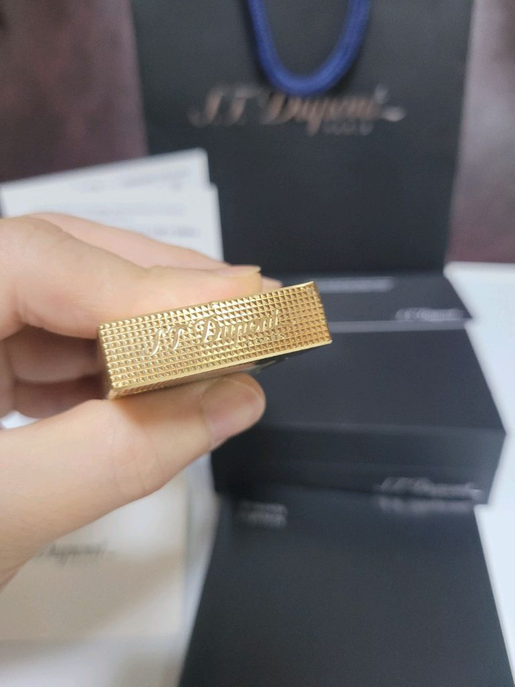 [백화점판] 듀퐁라이터 뉴 라인2 신형 ca16605 듀오스퀘어 쌍불 듀퐁 라이타--5