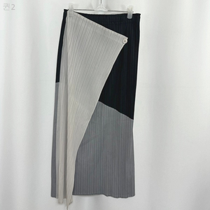 보세 여성 주름 플리츠 스커트치마 밴딩 (FREE)