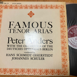 모노LP) 페터 안더스 아리아모음 telefunken