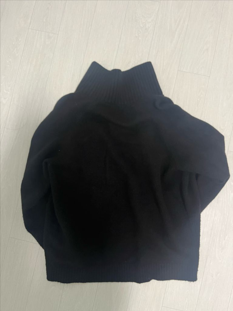 유니클로 수플레얀 스탠드칼라 가디건 브라운s사이즈--2