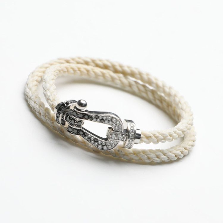 프레드 포스텐 화골 라지 블랙&화이트 다이아 풀파베 모델 이미지