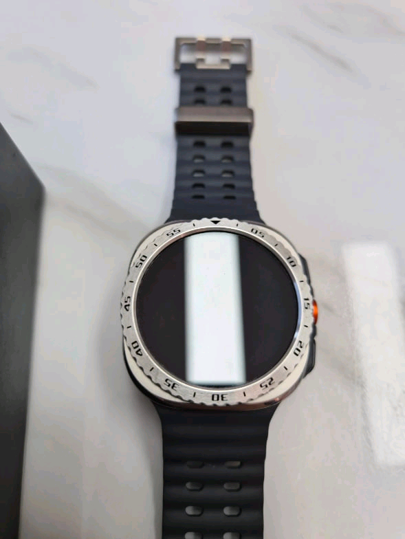 갤럭시 워치 울트라 47mm 티타늄 실버 풀박스--2