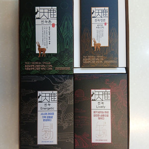 [급매] 정관장 천녹톤 + 천녹정편 + 천녹 에너제틱 + 천녹 라이블리