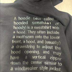 16ss 베트멍 레터링 후드 초판 이미지